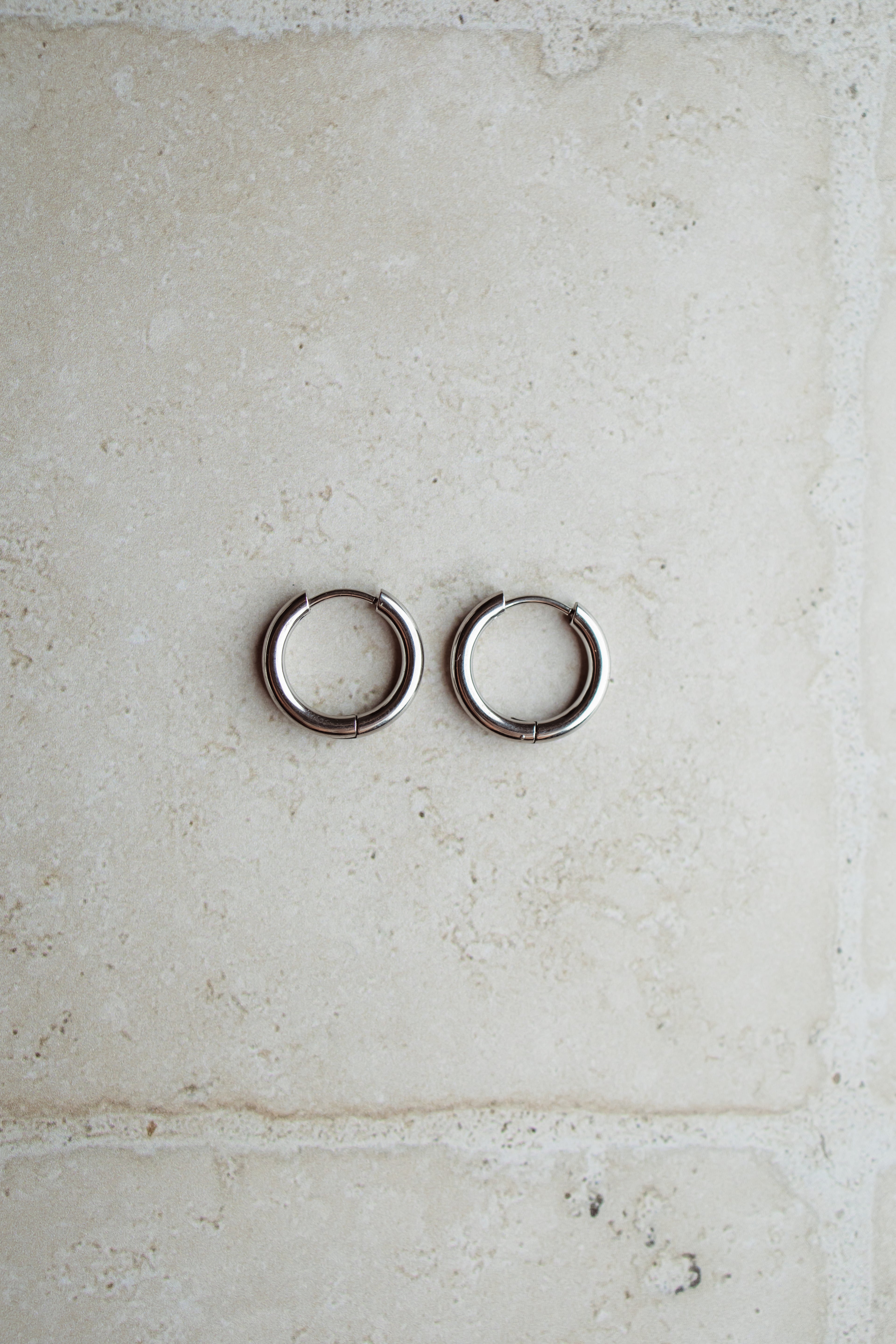 Earring 15mm Silver