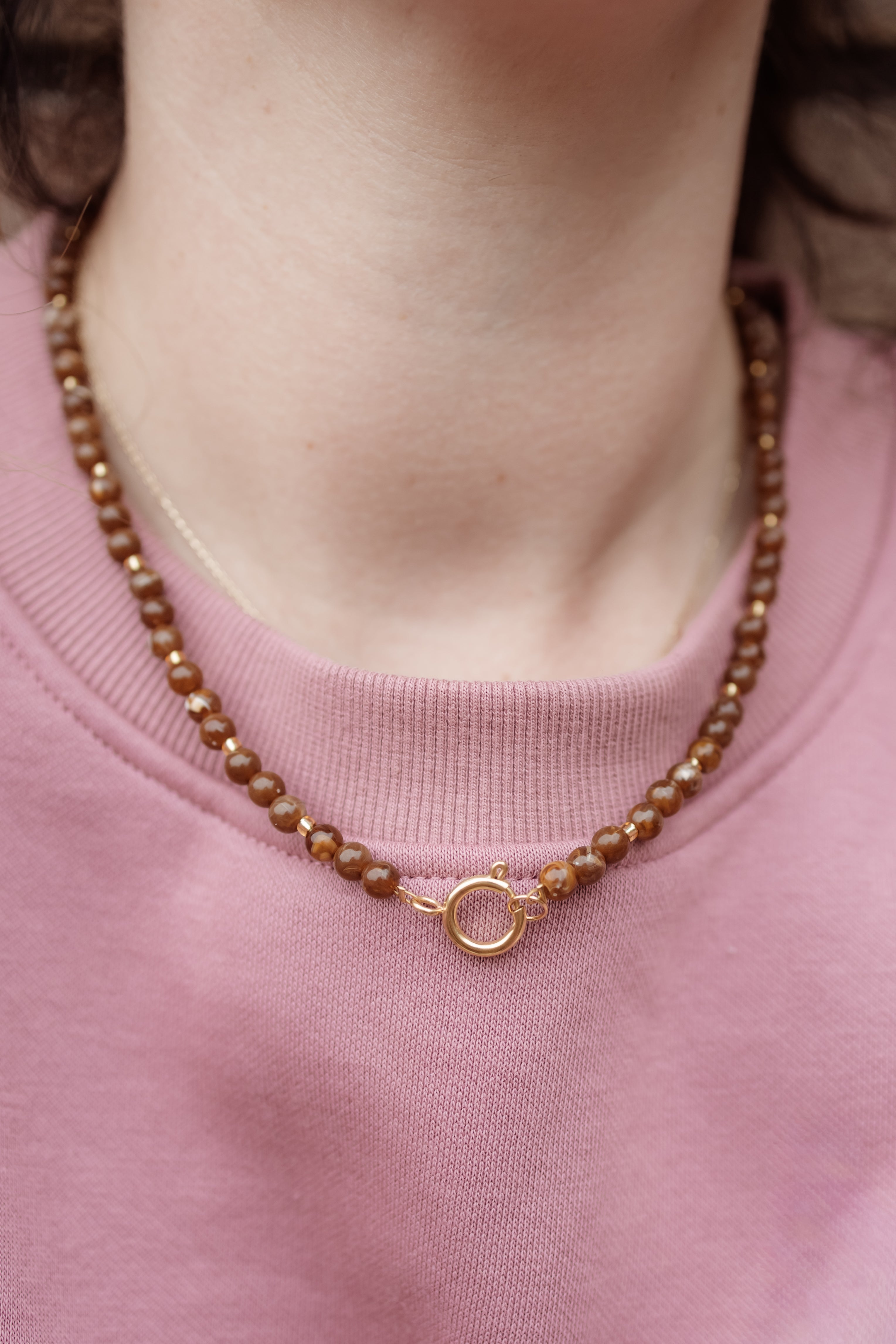 Necklace charming tones