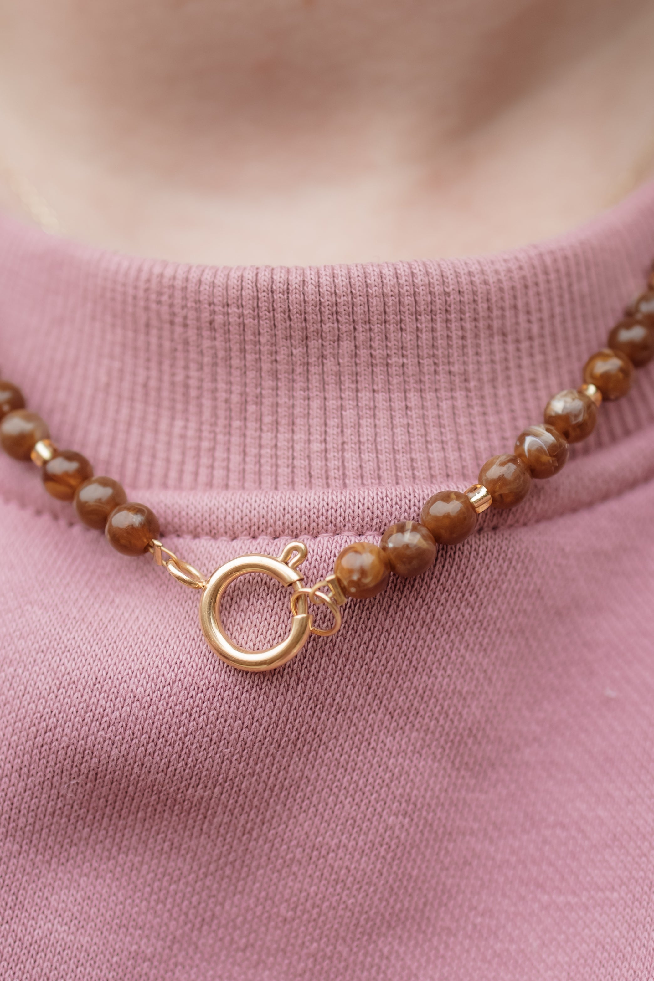 Necklace charming tones