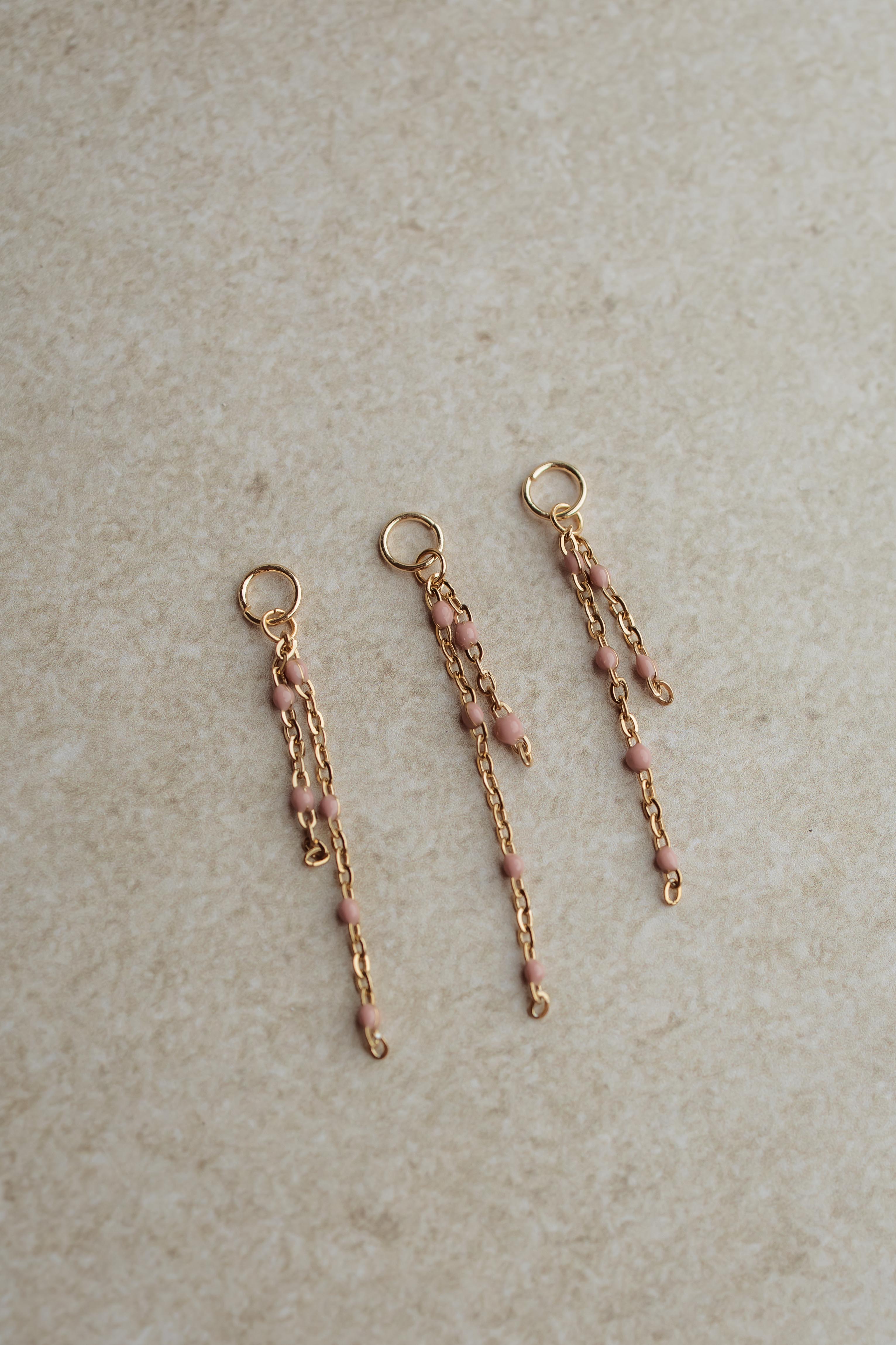 Charm chain mauve