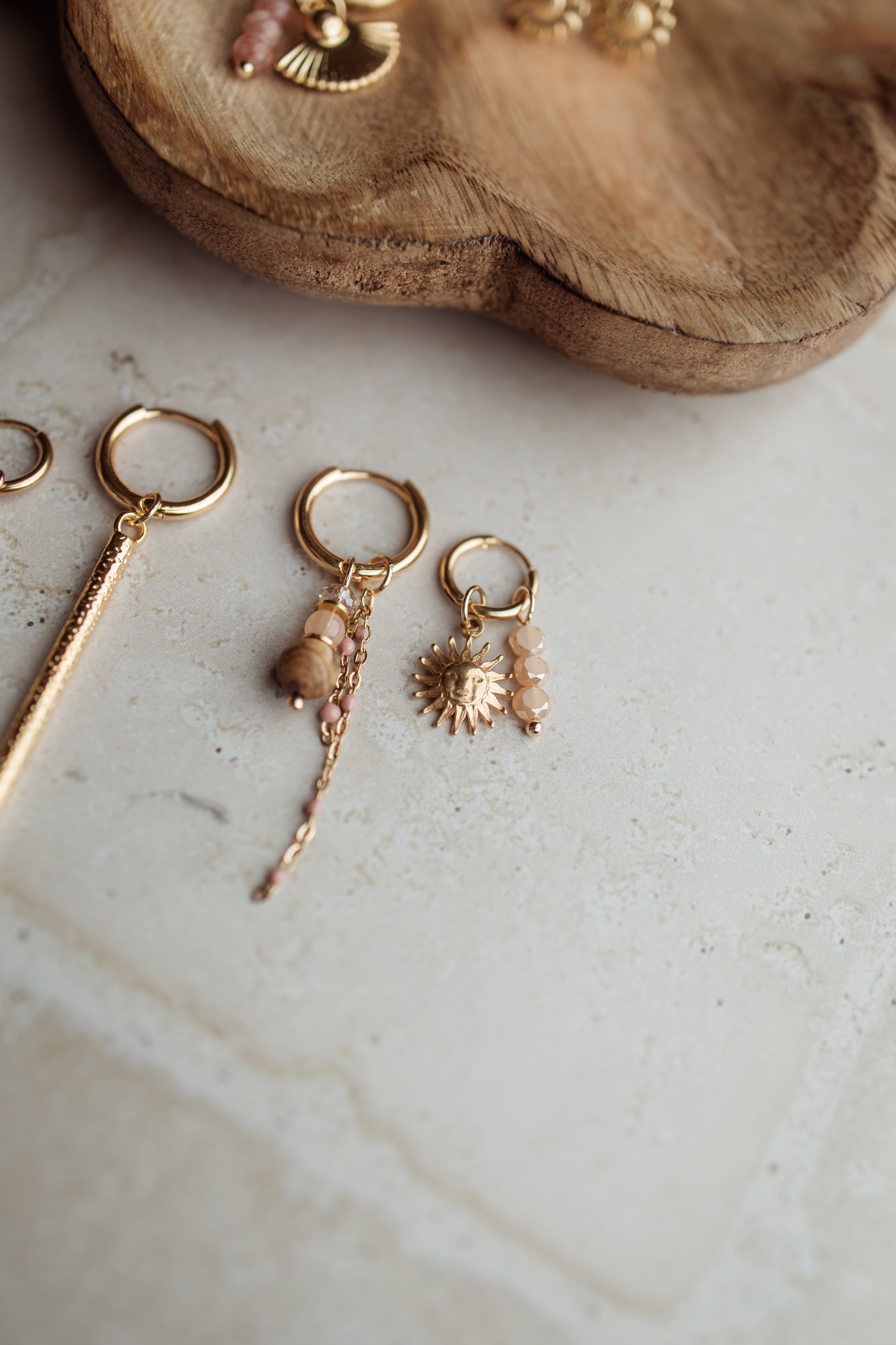Charm chain mauve