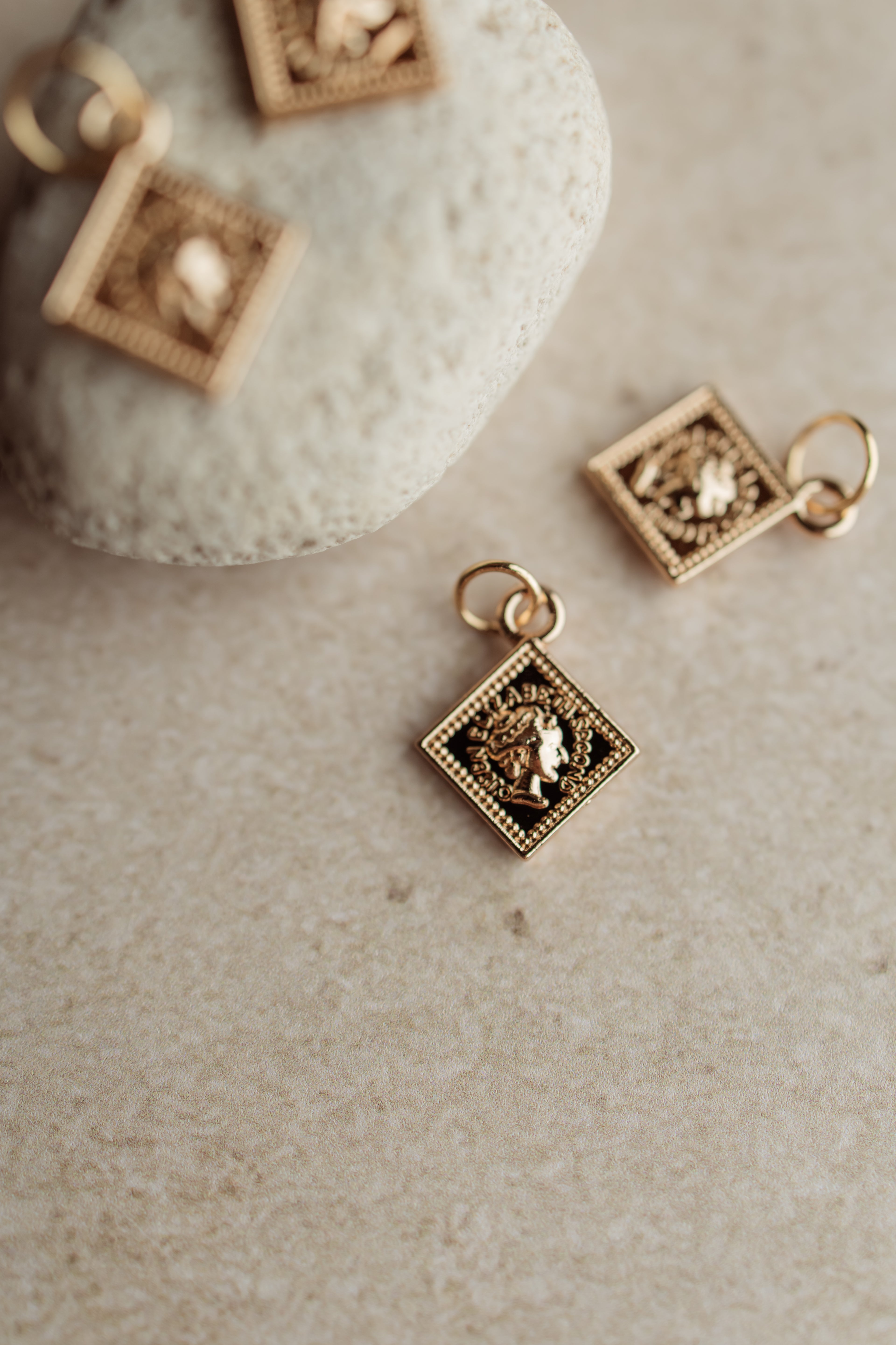 Charm square coin