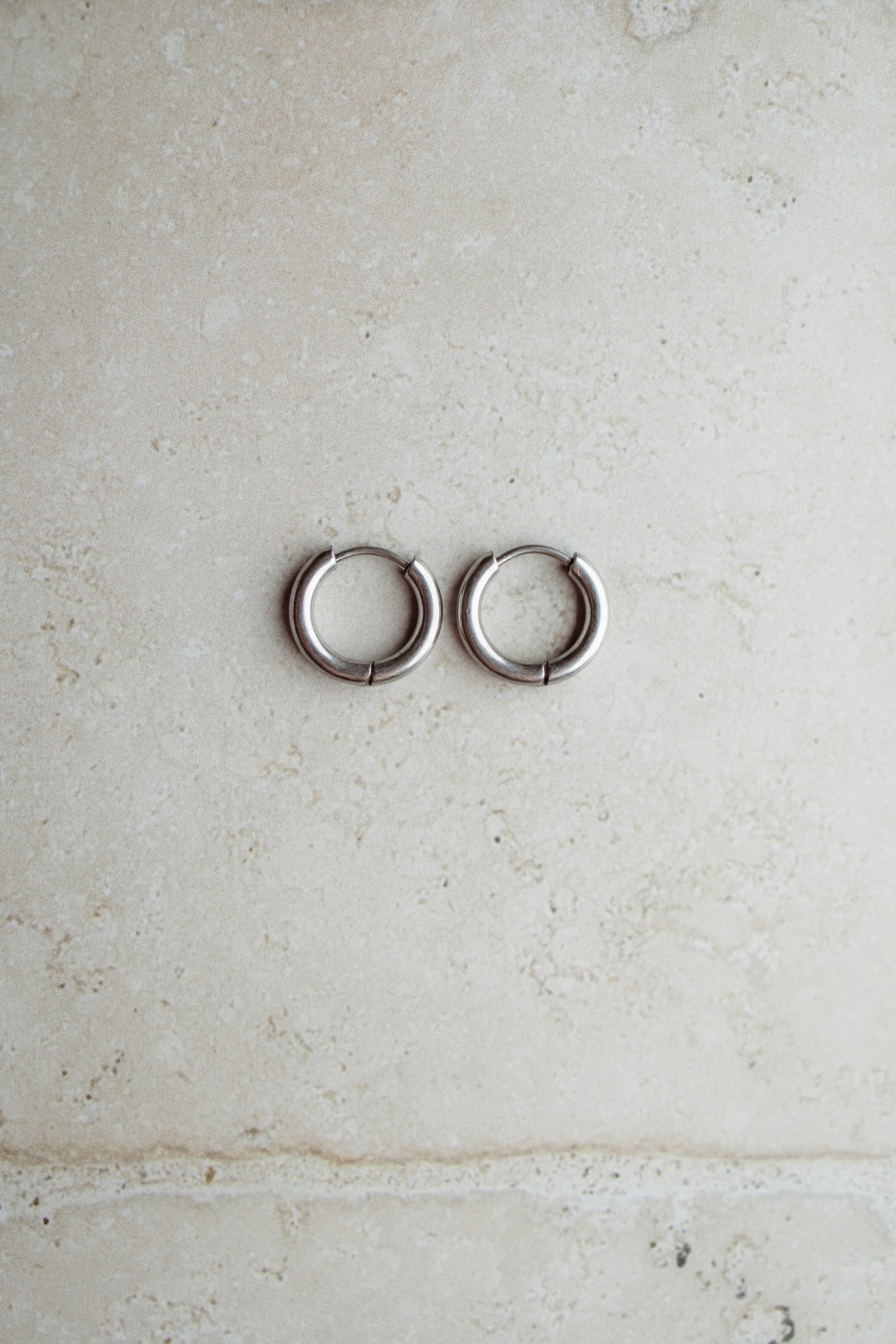 Earring 12mm Silver