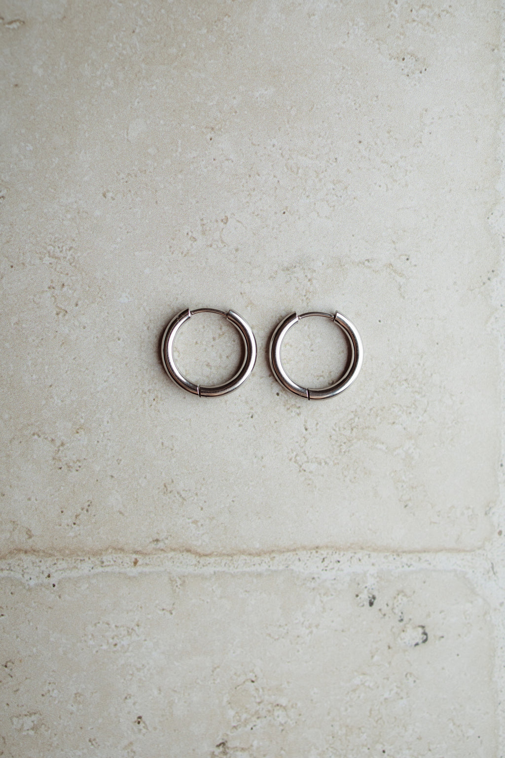 Earring 19mm Silver