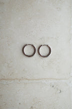 Earring 19mm Silver