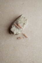 Charm light pink beads Silver