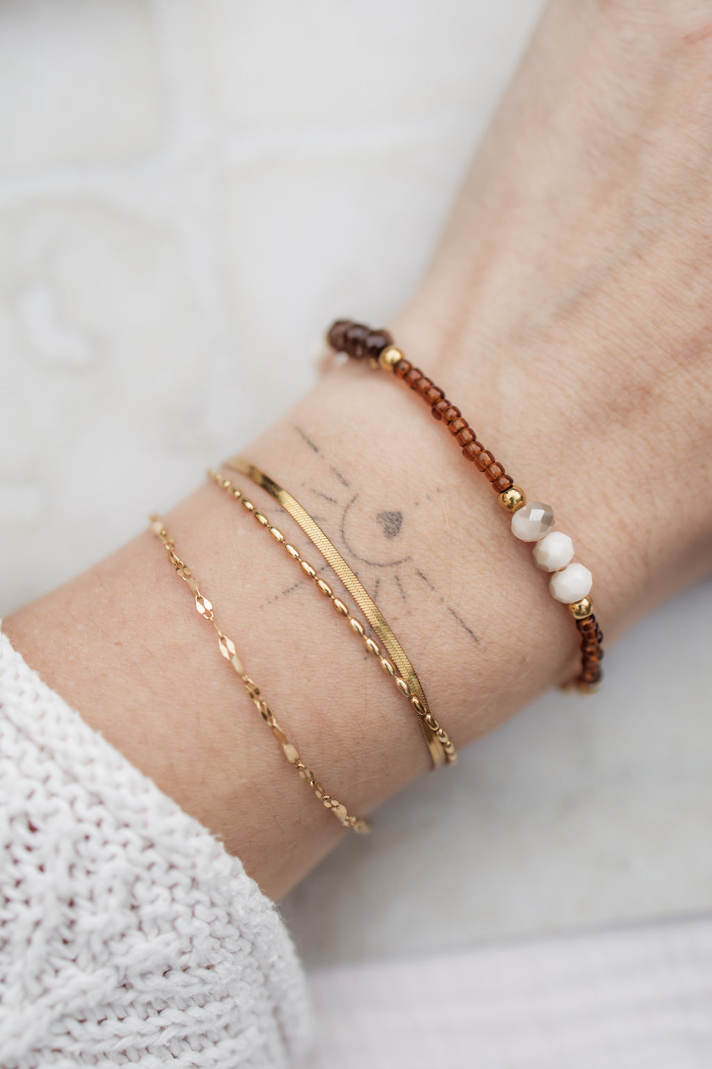 Bracelet hazel beige