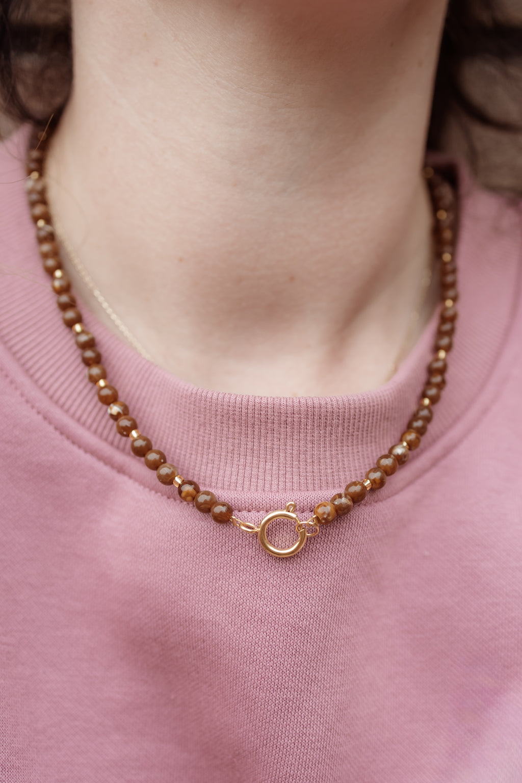 Necklace charming tones