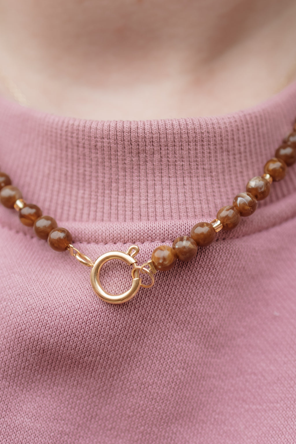 Necklace charming tones