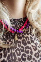 Necklace bold & brave pink
