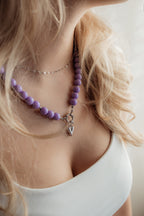 Necklace bold & brave lilac