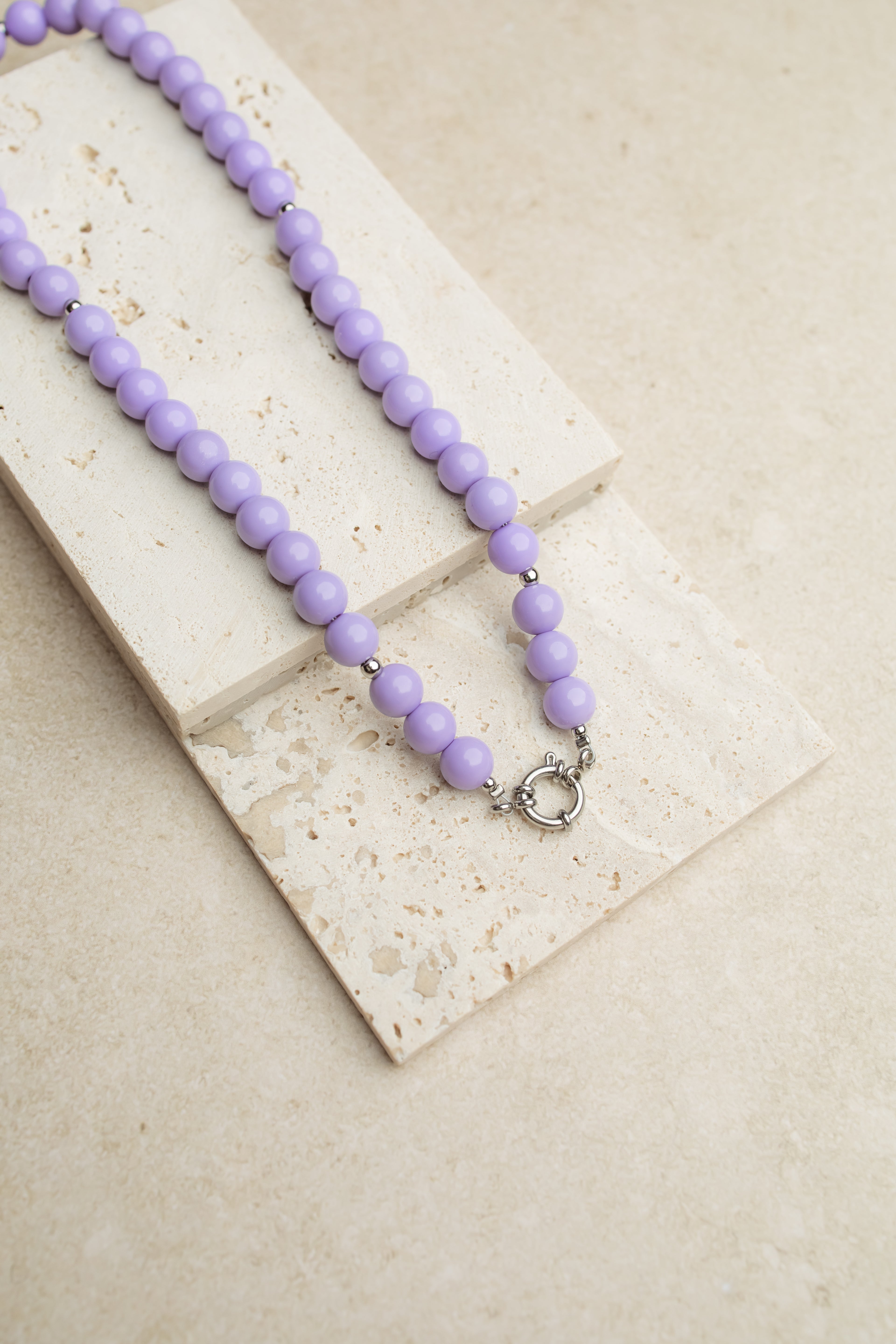 Necklace bold & brave lilac