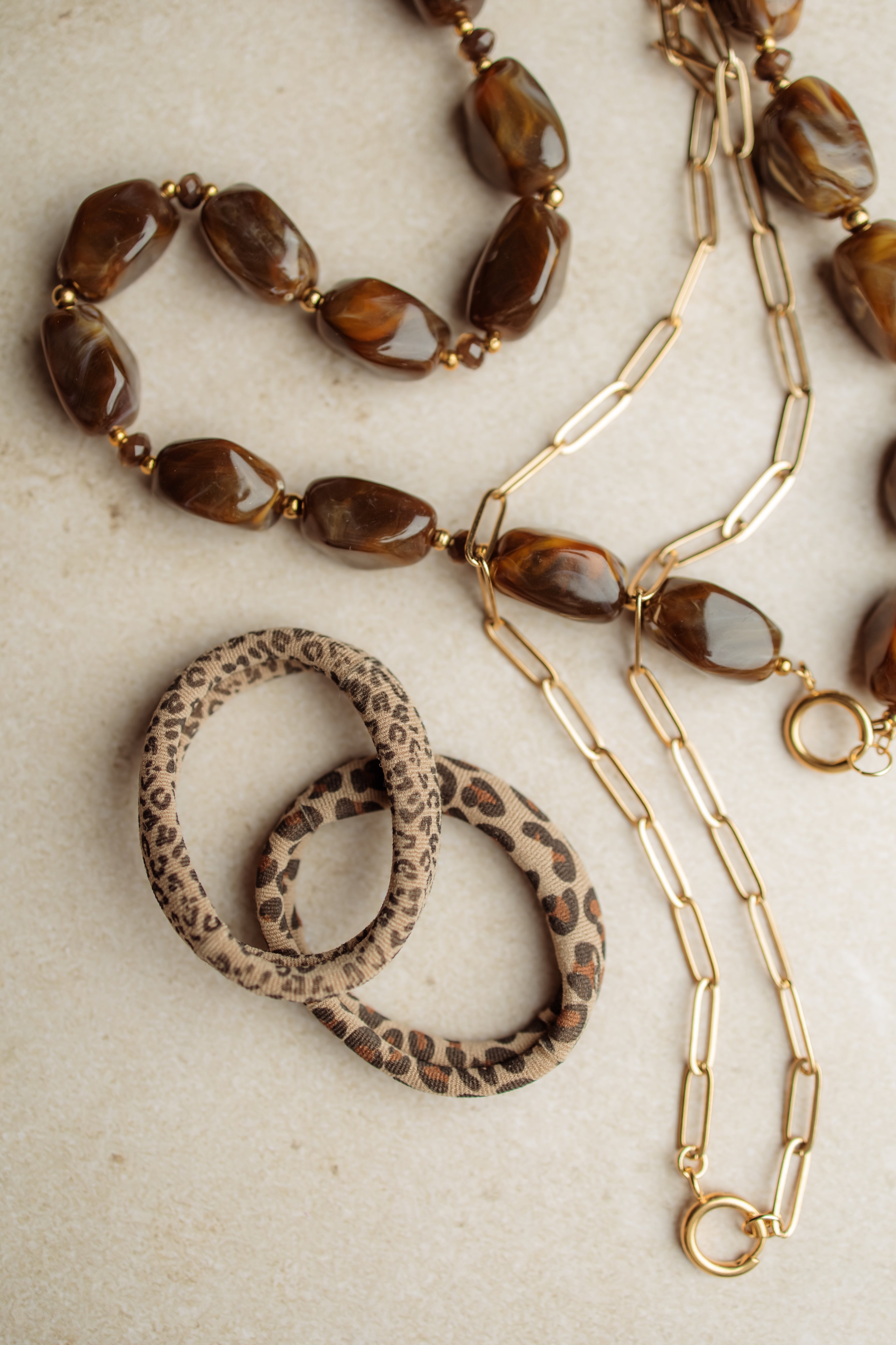 Leopard elastic 2-pack