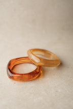 Iconic amber brown bracelet