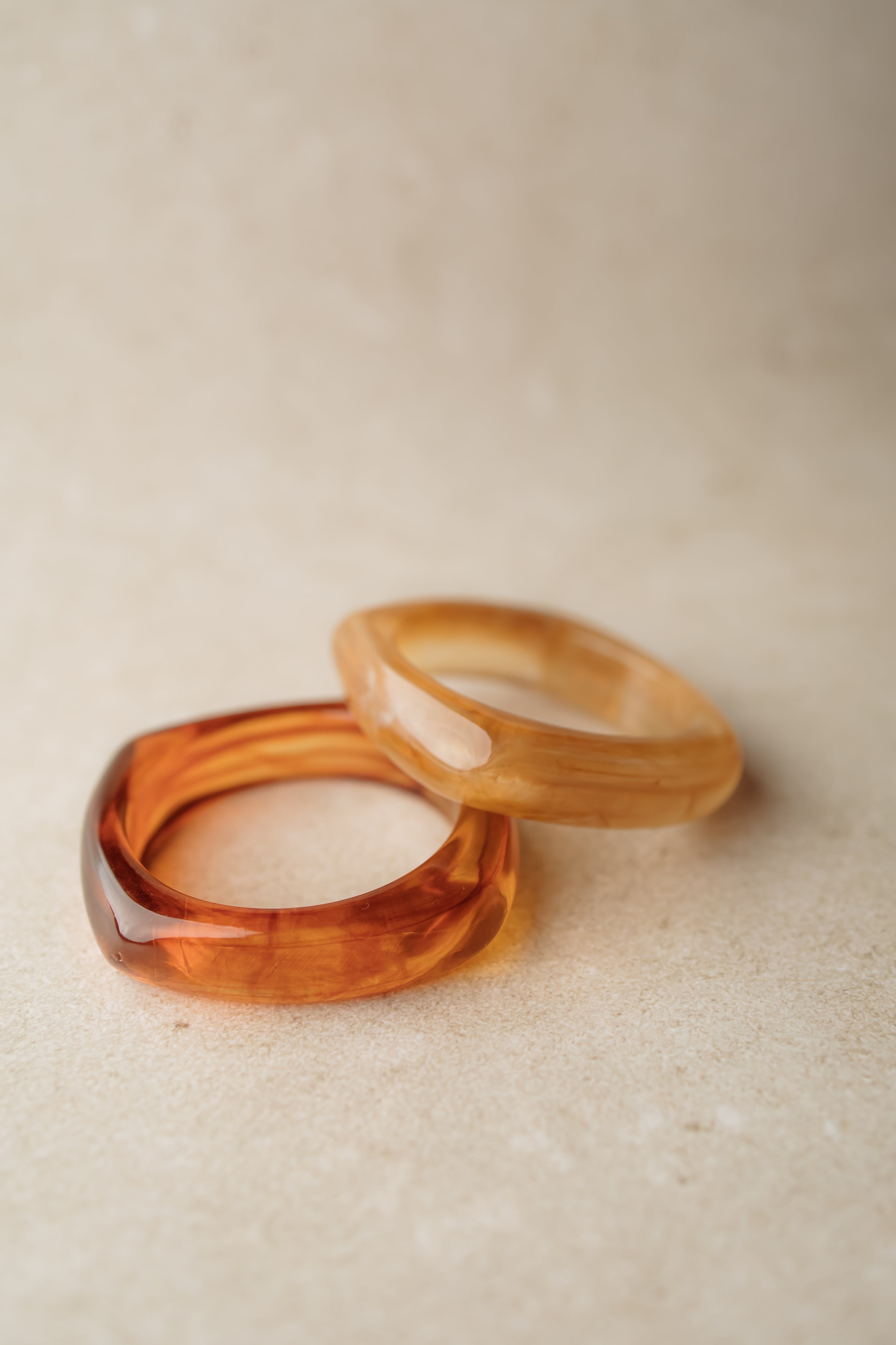 Iconic amber brown bracelet