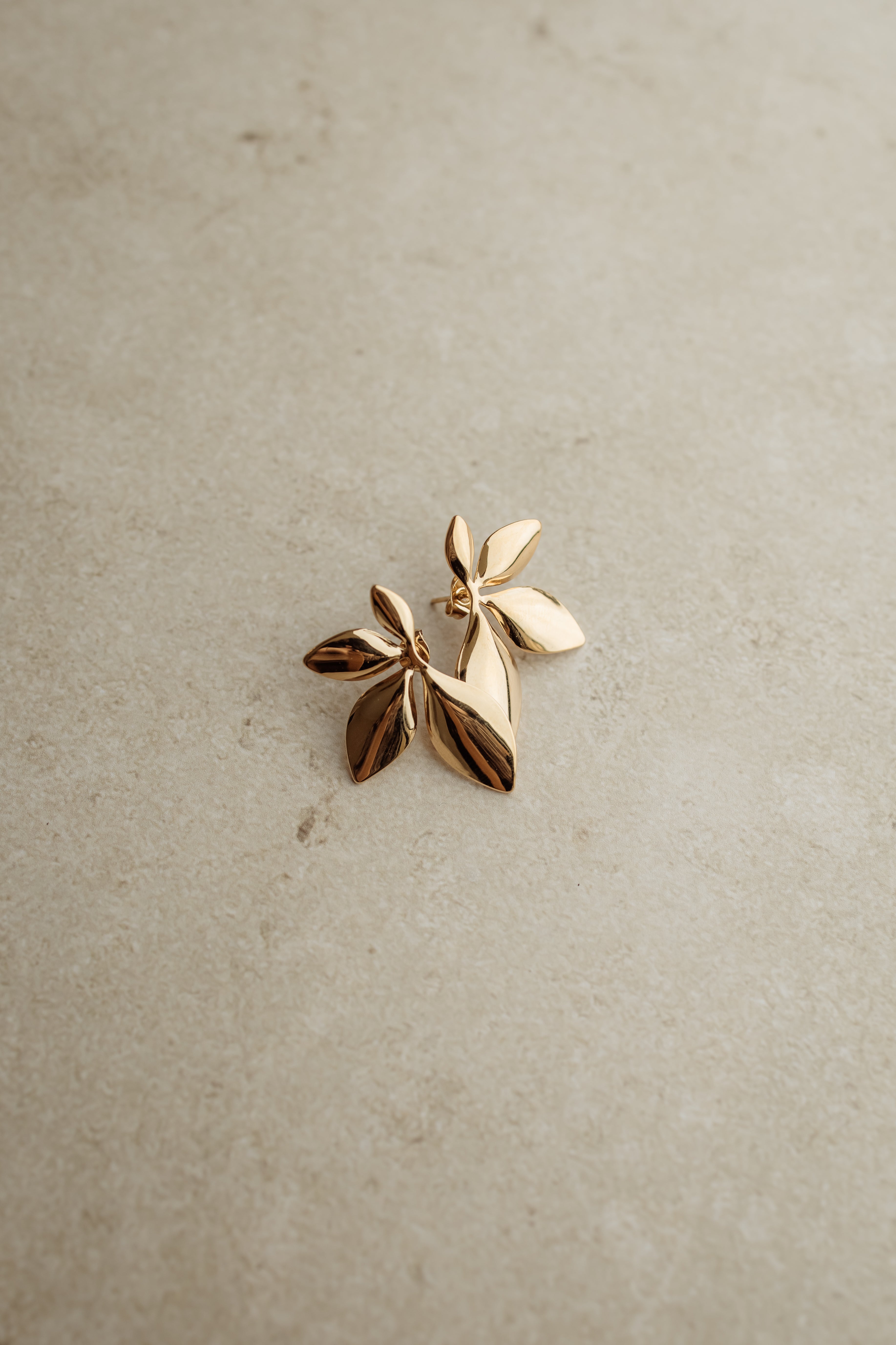 Earrings Bold Leaves