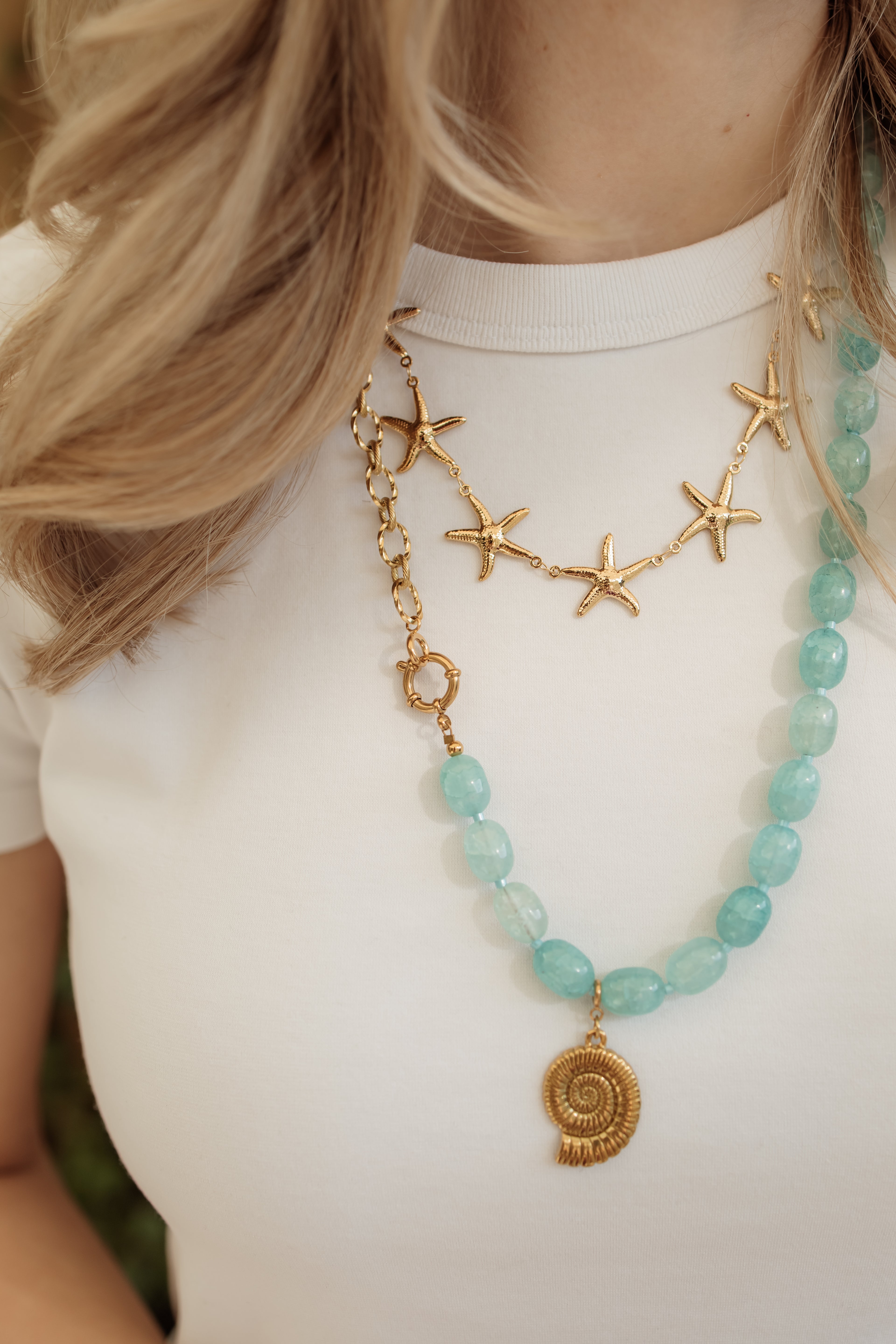 Necklace beachy star