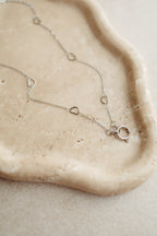 Necklace hearts silver