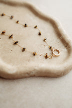 Necklace stone brown