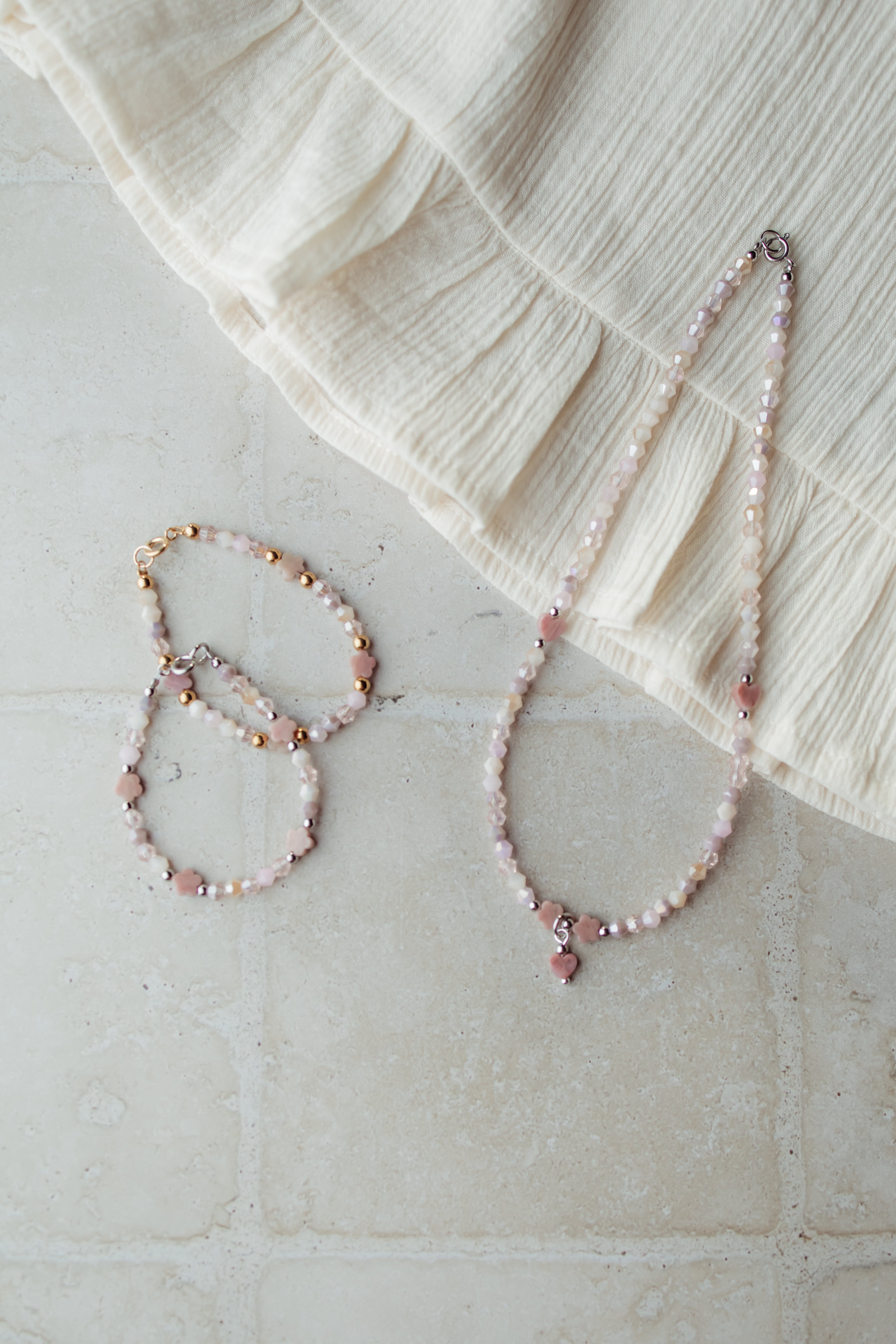 Kids Necklace dusty pink