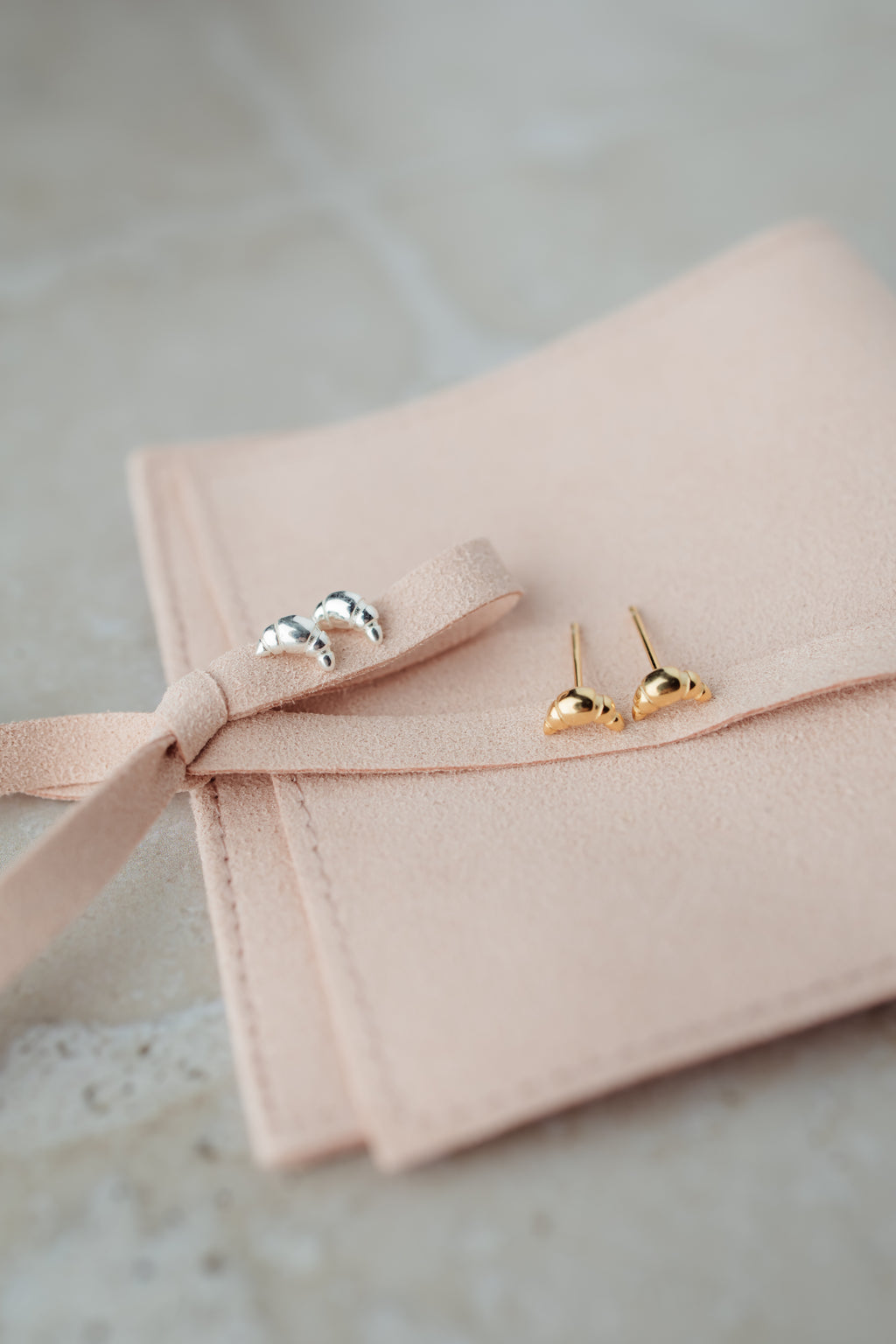 Earrings lovely croissants