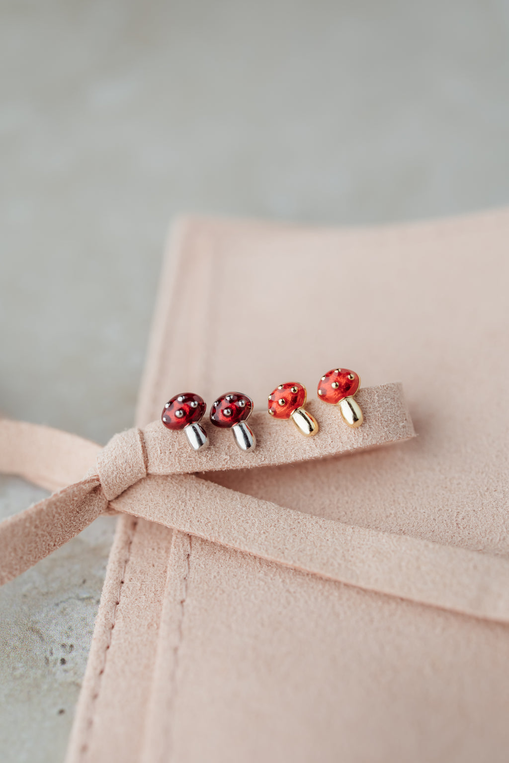 Earrings Little mushroom