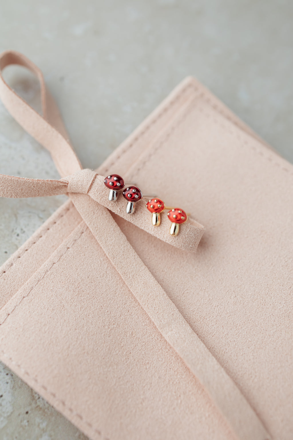 Earrings Little mushroom