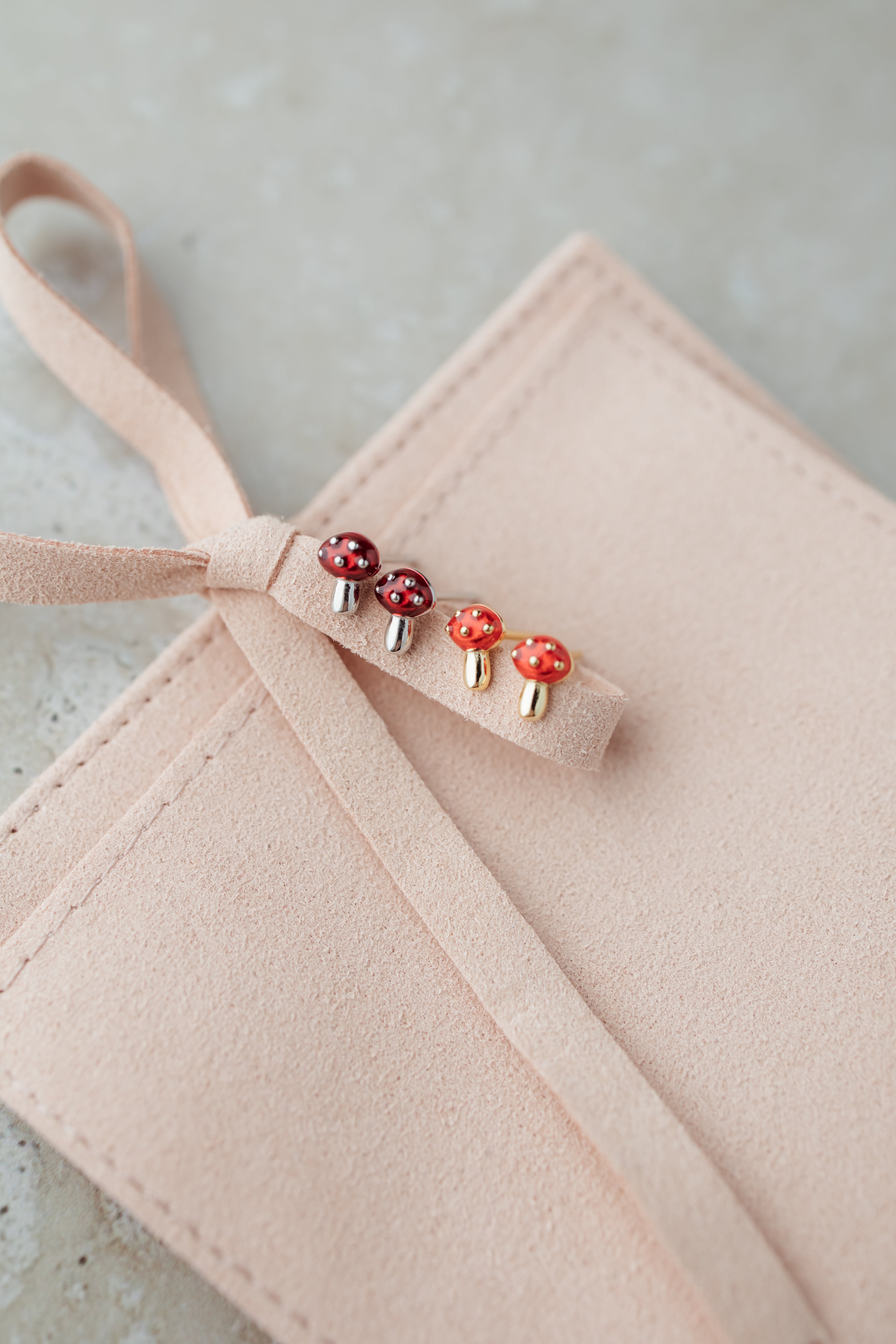 Earrings Little mushroom