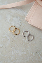 Earrings small hoop 8mm