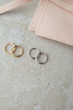 Earrings small hoop 8mm